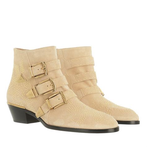 chloe susanna boots mild beige|chloe susanna studded leather boots.